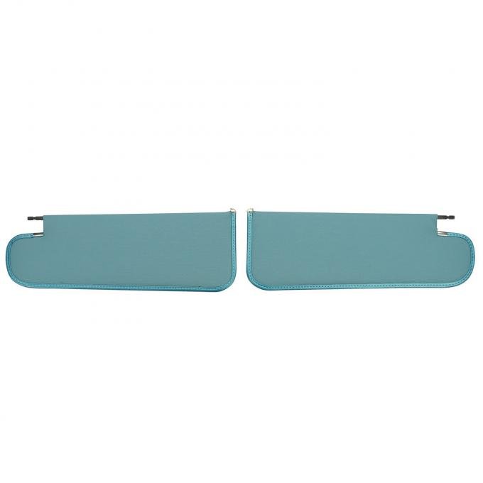 PUI Interiors 1966-1967 Chevrolet Nova Hardtop Light Blue Surrey Sun Visors SV10104SC
