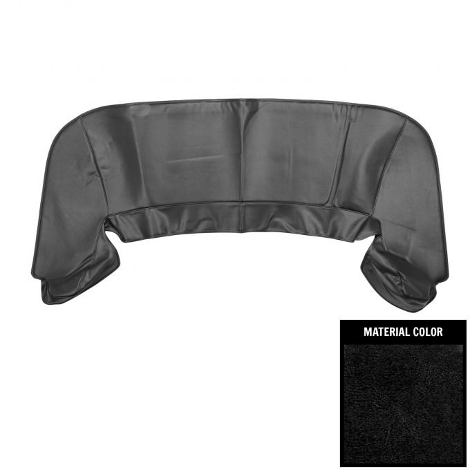 PUI Interiors 1967-1969 Chevrolet Camaro/Pontiac Firebird Black Convertible Top Boot W/O Clips 67FTX10