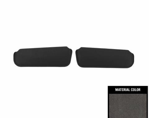 PUI Interiors 1982-1992 Camaro/Firebird T-Top/Covertible Charcoal Sun Visors 82FV1769T
