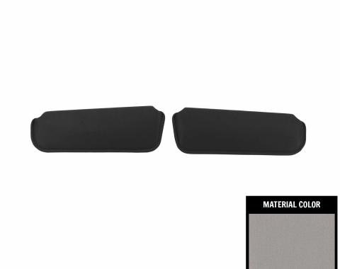 PUI Interiors 1982-1992 Camaro/Firebird T-Top/Covertible Gray Sun Visors 82FV06T