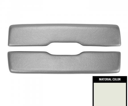 PUI Interiors 1965-1966 Chevrolet Impala White Arm Rest Pads ARP7-37