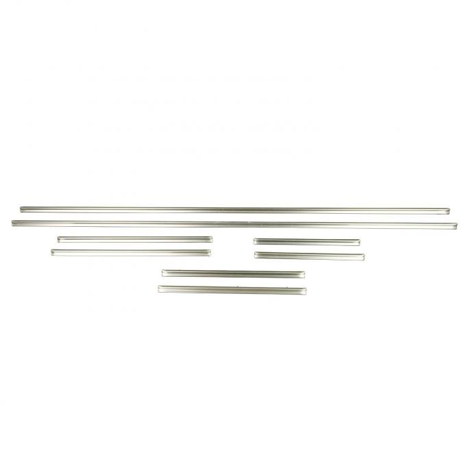 PUI Interiors 1968 Camaro Convertible Front & Rear Door Panel Moulding Kit M116