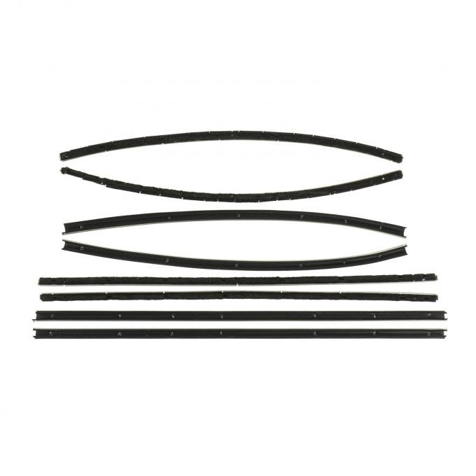PUI Interiors 1968 Buick Skylark 2 Door Sedan Window Felt Kit W/Special Moulding O247-3