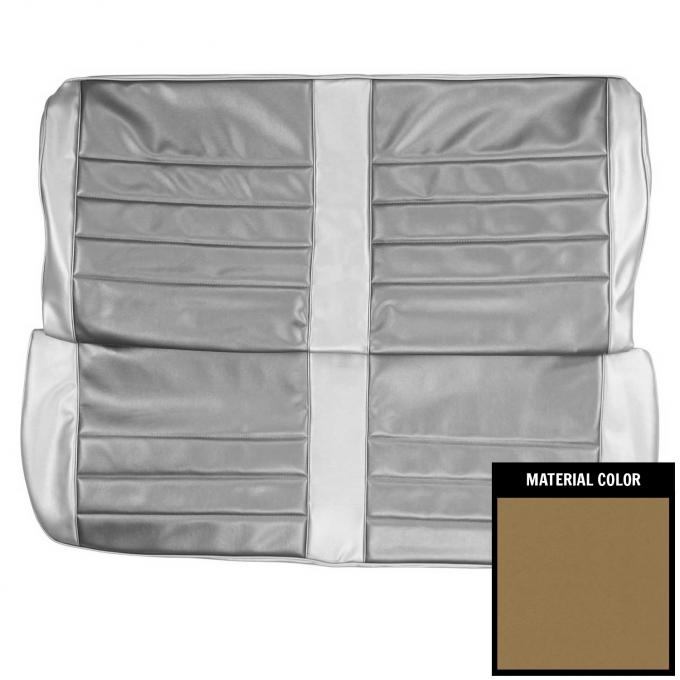PUI Interiors 1965 Chevrolet Chevelle 4 Door Light Saddle Front Bench Seat Cover 65AS4D35B