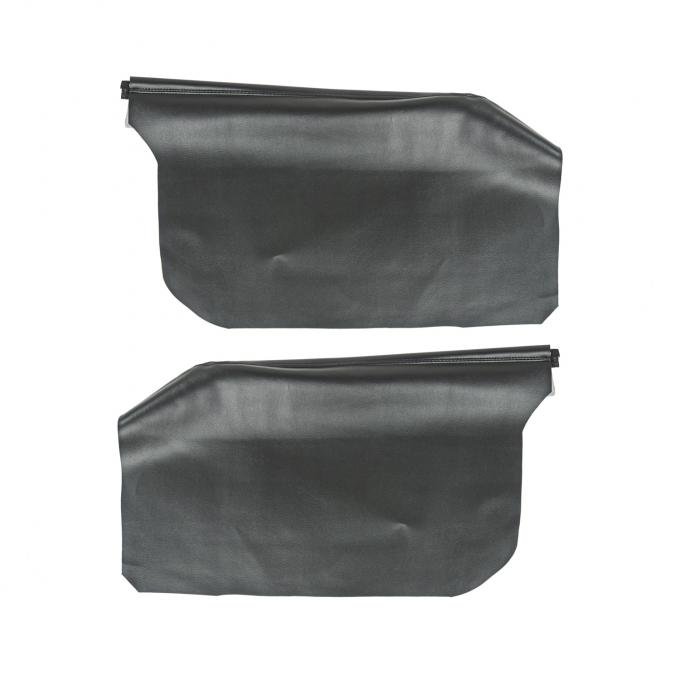 PUI Interiors 1968-1972 GM A-Body Hardtop Black Rear Arm Rest Covers 68AR10C