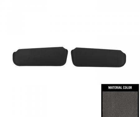 PUI Interiors 1982-1992 Camaro/Firebird T-Top/Covertible Charcoal Sun Visors 82FV1769T