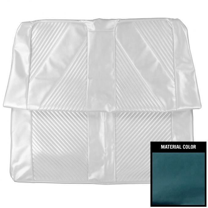 PUI Interiors 1965 Pontiac Beaumont Convertible Blue Rear Seat Cover 65GSB15V