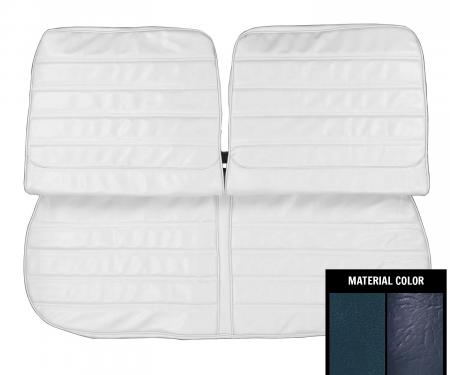 PUI Interiors 1972 Oldsmobile Cutlass /"S"/442 Blue Front Bench Seat Cover 72CS09B2