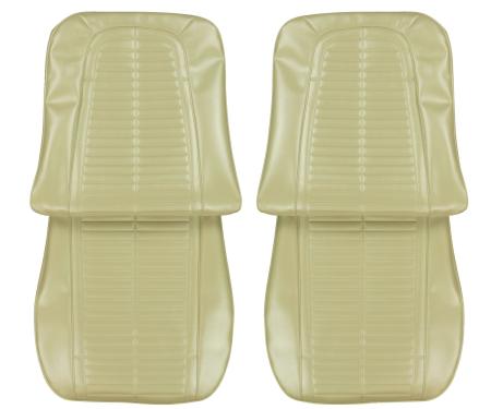 PUI Interiors 1968 Pontiac Firebird Pearl Front Bucket Seat Covers 68ES28U