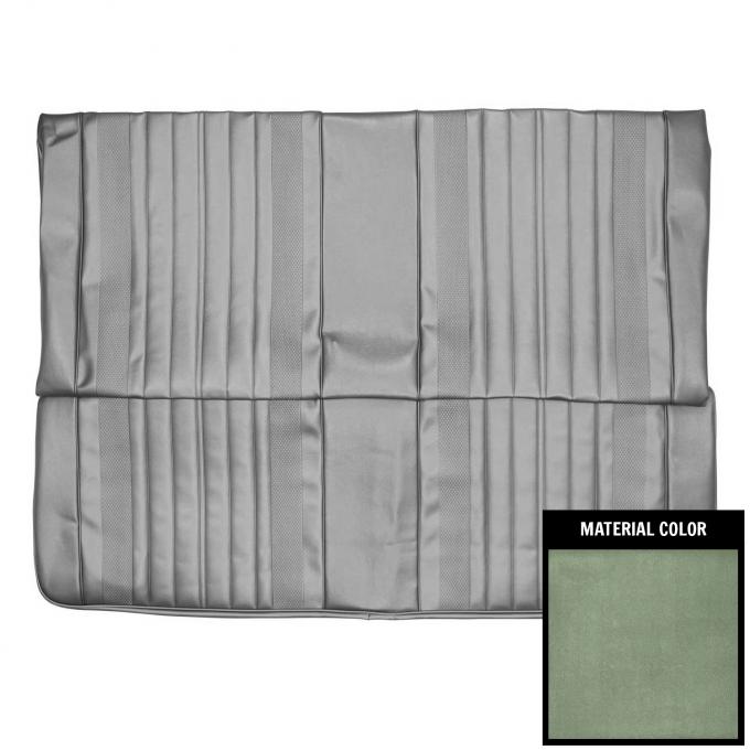 PUI Interiors 1970 Chevelle/Malibu 4-Door Sedan Dark Metallic Green Rear Bench Seat Cover 70AS4D24S
