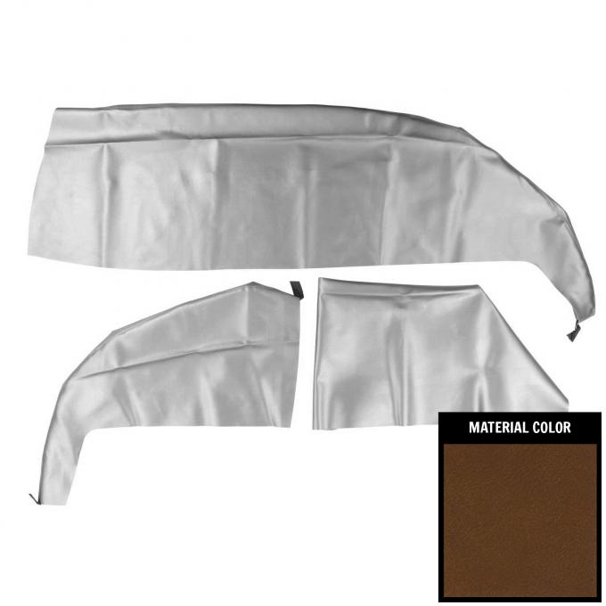 PUI Interiors 1971-1973 Chevrolet Chevelle Wagon Dark Saddle Cargo Cover 68ARW42R