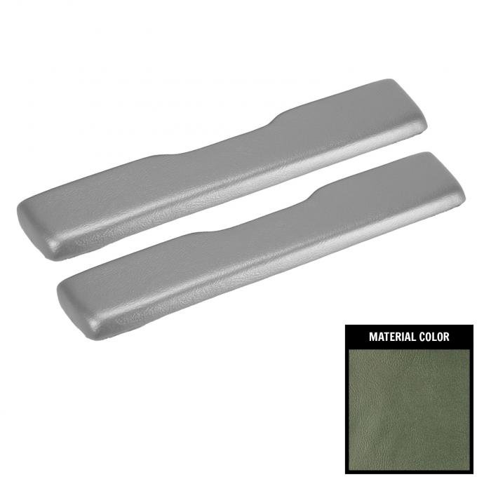 PUI Interiors 1966-1967 Chevrolet Impala Light Aqua Arm Rest Pads ARP7-02