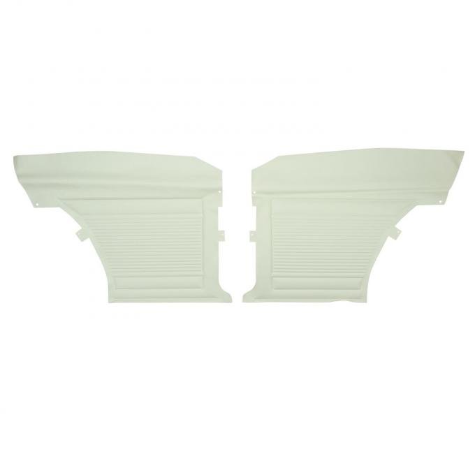 PUI Interiors 1971-1972 Chevrolet Nova 2-Door Sedan Standard White Rear Door Panels D356C