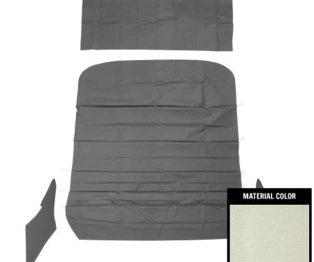 PUI Interiors 1968 Chevrolet Chevelle White 6-Bow Ribbed Headliner 68AH101R