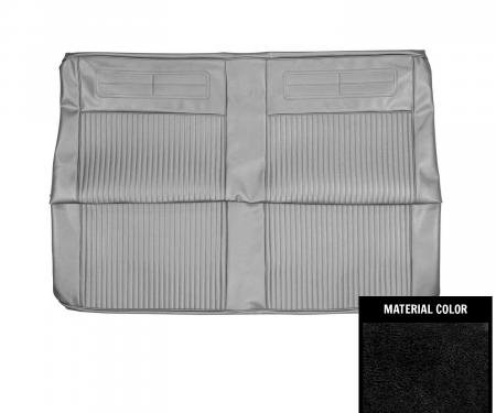 PUI Interiors 1963 Chevrolet Nova Convertible Black Rear Bench Seat Cover 63XS55V