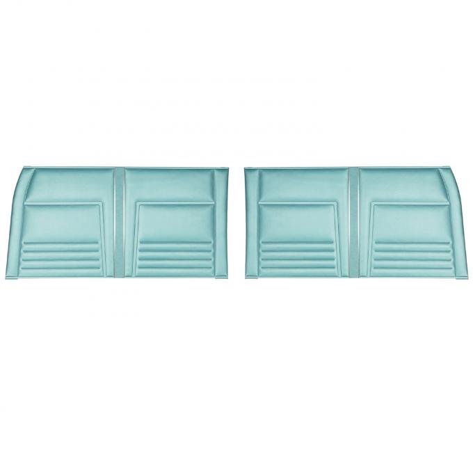 PUI Interiors 1967 Chevrolet Nova 4-Door Sedan/Wagon Light Blue Front Door Panels 67XD4D12