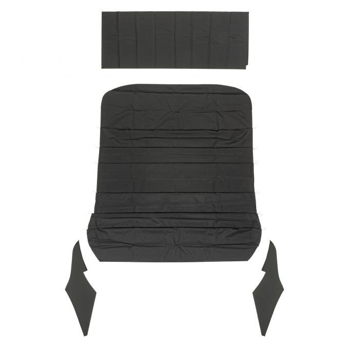 PUI Interiors 1968 Chevrolet Chevelle Black 6-Bow Ribbed Headliner 68AH100R6