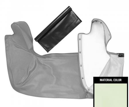 PUI Interiors 1962-1963 Chevrolet Nova White Convertible Top Boot 63XT69