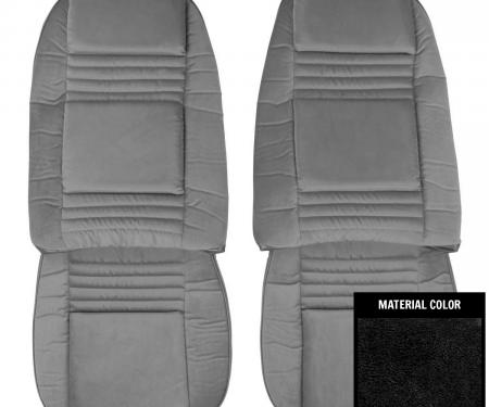 PUI Interiors 1978 Pontiac Firebird Deluxe Black Front Bucket Seat Covers 78HSC70U