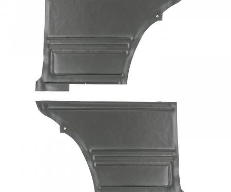 PUI Interiors 1967 Camaro/Firebird Standard Hardtop Black Rear Door Panels D200C