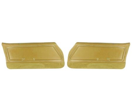 PUI Interiors 1978-1981 Pontiac Firebird Deluxe Pre-Assmebled Camel Front Door Panels 78HD48-P