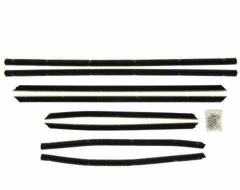 PUI Interiors 1967-1971 Ford Thunderbird 4 Door Hardtop Window Felts F620-1