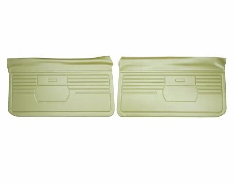 PUI Interiors 1968 Chevrolet Camaro Platinum Edition Ivy Gold Front Door Panels 68FD46