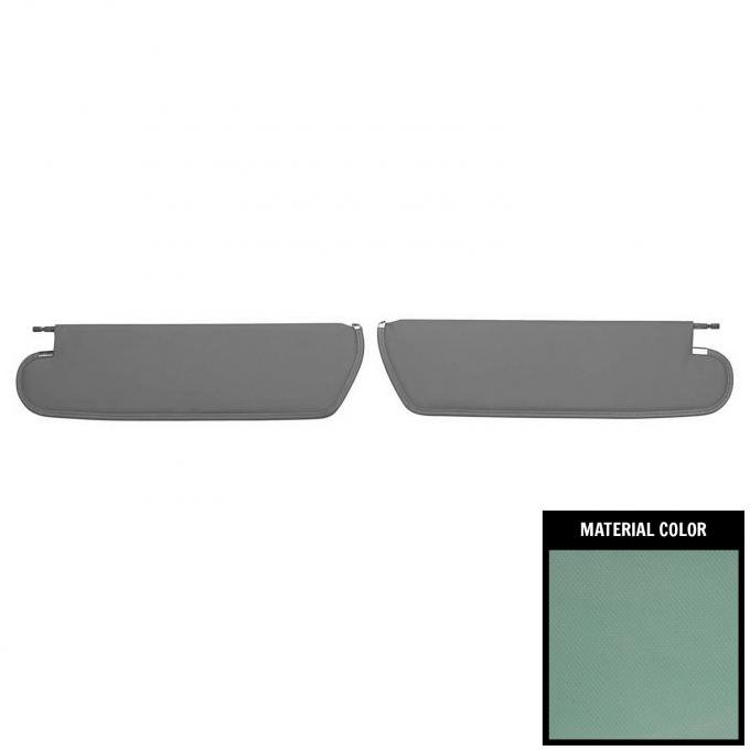 PUI Interiors 1964-1965 Chevrolet Chevelle/El Camino Aqua Basketweave Sun Visors SV1107AC
