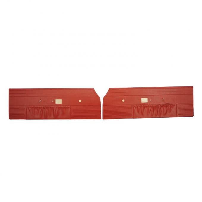 PUI Interiors 1969 Dodge Charger Red Front Door Panels D102