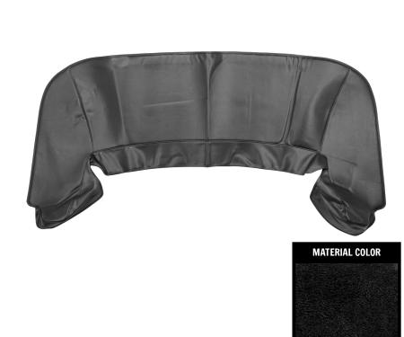 PUI Interiors 1967-1969 Chevrolet Camaro/Pontiac Firebird Black Convertible Top Boot W/O Clips 67FTX10