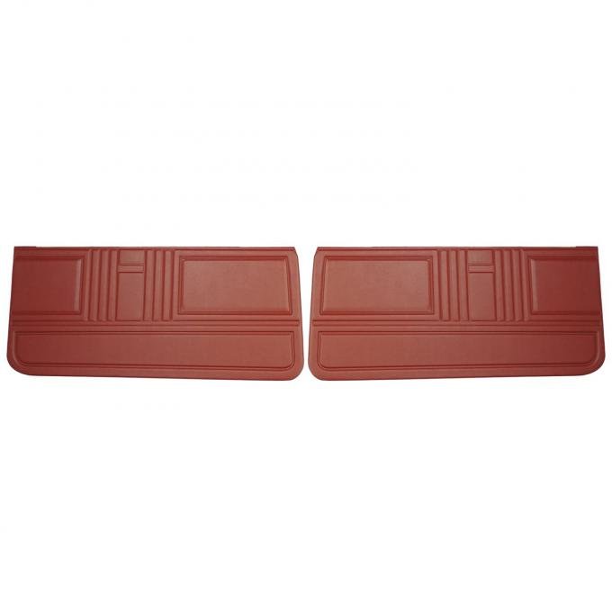 PUI Interiors 1967 Camaro/Firebird Platinum Edition Red Front Door Panels 67FD30
