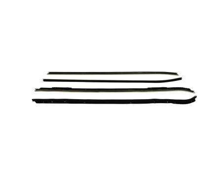 PUI Interiors 1970-1981 GM F-Body Window Felts W/Chrome Bead 70FWCS