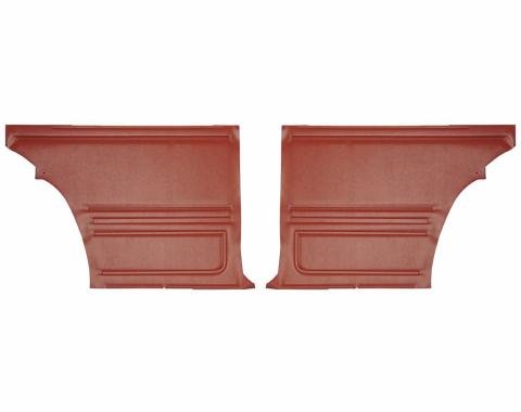 PUI Interiors 1967 Camaro/Firebird Hardtop Platinum Edition Red Rear Door Panels 67FD30C