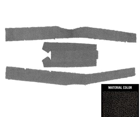 PUI Interiors 1965 Chevrolet Impala SS Black Console Carpet 65BCON501