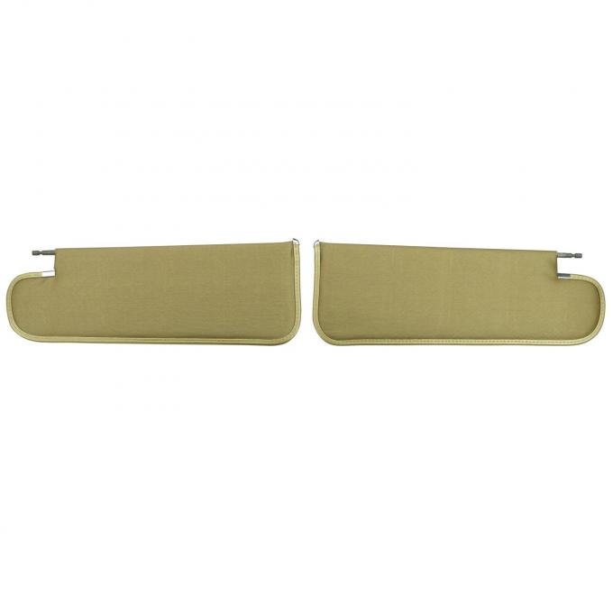 PUI Interiors 1966-1967 Chevrolet Nova Hardtop Gold Surrey Sun Visors SV10118SC