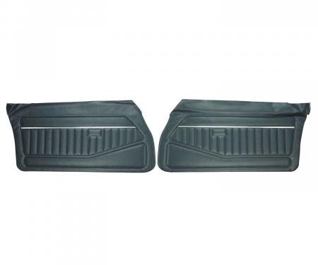 PUI Interiors 1978-1981 Chevrolet Camaro/Pontiac Firebird Navy Blue Front Door Panels 78FD18