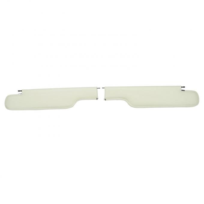 PUI Interiors 1968-1972 Chevelle/GTO/Lemans/Cutlass/Skylark Convertible Parchment Sun Visors SV427V