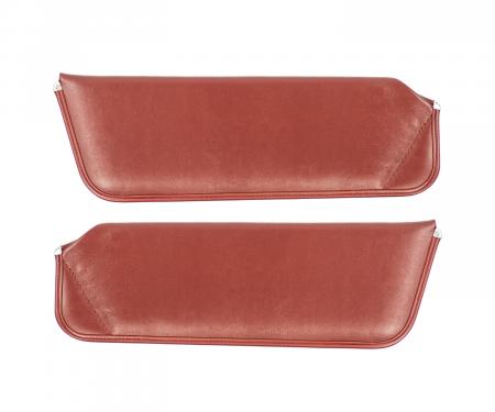 PUI Interiors 1977-1981 Camaro/Firebird Carmine Sun Visors 77FV38