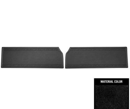 PUI Interiors 1966 Plymouth Satellite Black Front Door Panels 66KDR10