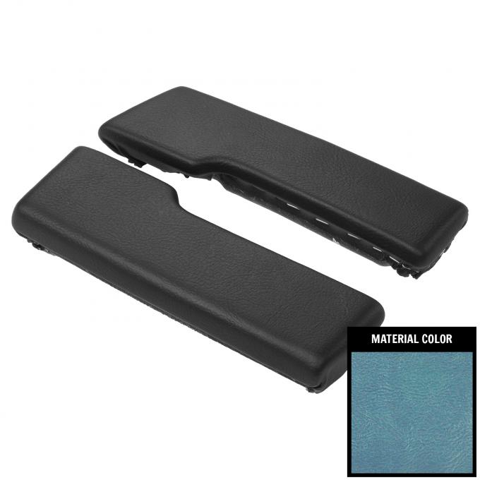 PUI Interiors 1966-1967 Chevrolet Nova Bright Blue Rear Arm Rest Pads ARP9-14