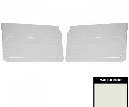 PUI Interiors 1969 Chevrolet Camaro Standard White Front Door Panels D225