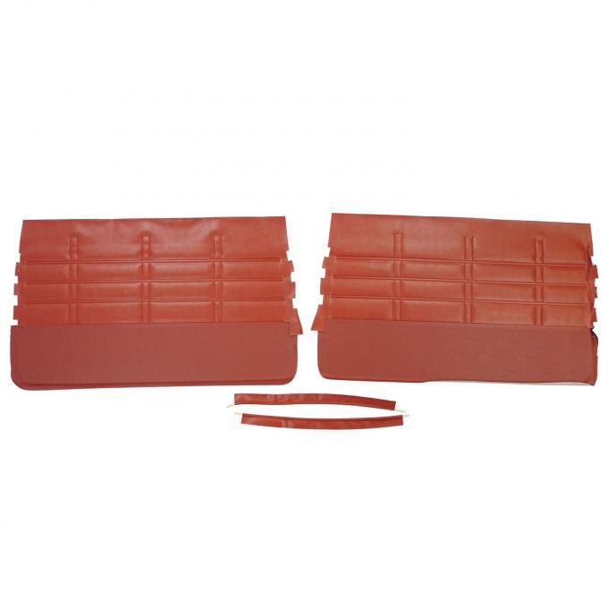 PUI Interiors 1963 Chevrolet Impala/SS Red Front Door Panels 63BD64F