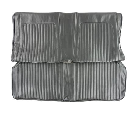 PUI Interiors 1967-68 Chevrolet Camaro Hardtop Standard Black Rear Bench Seat Cover 67FS10C
