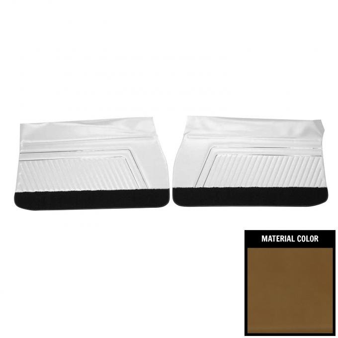 PUI Interiors 1970 Pontiac GTO/Lemans Sport Light Saddle Front Door Panels D463