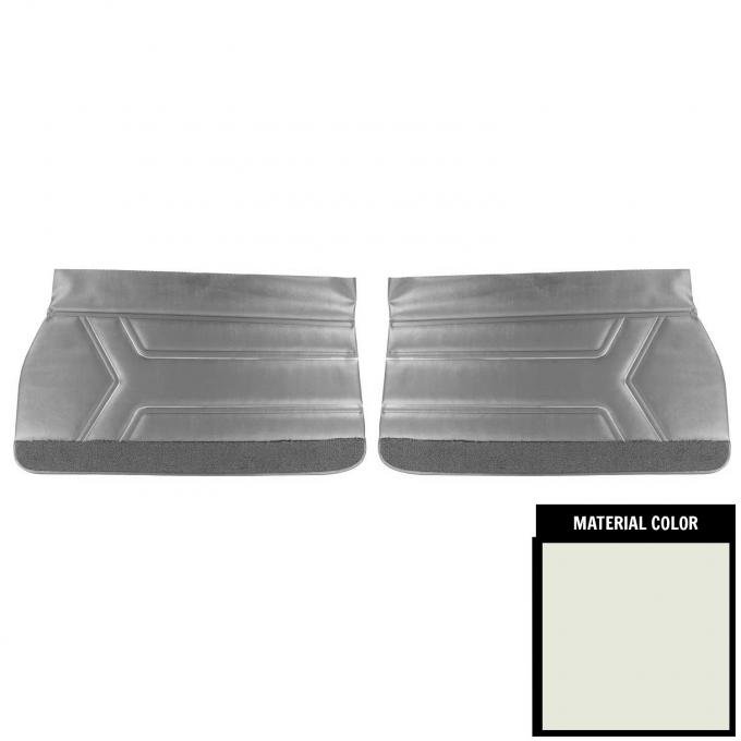 PUI Interiors 1969 Pontiac GTO/Lemans White/Black Front Door Panels D458