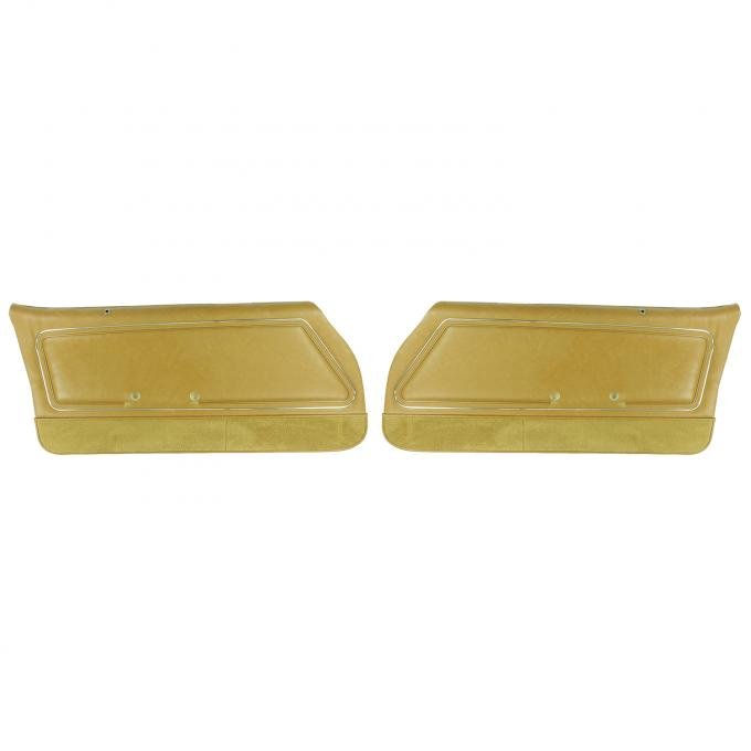 PUI Interiors 1978-1981 Pontiac Firebird Deluxe Pre-Assmebled Camel Front Door Panels 78HD48-P