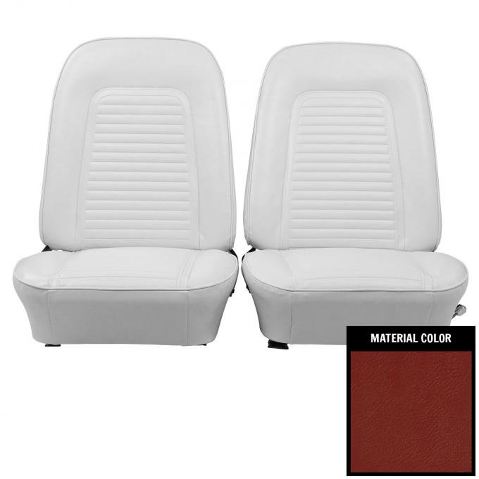 PUI Interiors 1969 Camaro Standard Pre-Assembled Red Front Bucket Seats 69FS30U-P