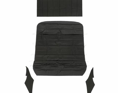 PUI Interiors 1968 Chevrolet Chevelle Black 5-Bow Ribbed Headliner 68AH100R