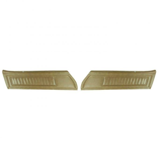 PUI Interiors 1972 Pontiac Firebird Deluxe Pre-Assembled Sandalwood Front Door Panels 72HD41-P