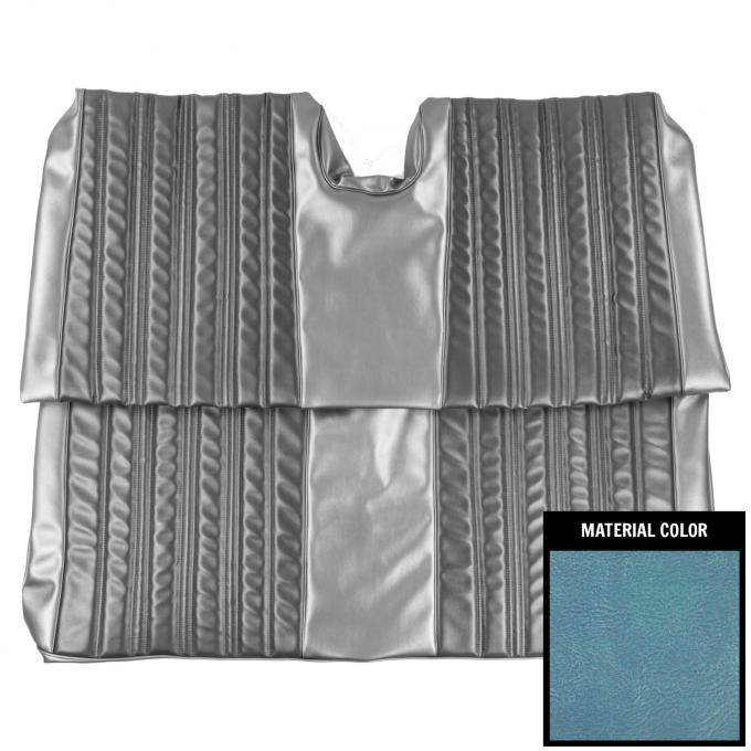 PUI Interiors 1966 Chevrolet Impala/SS Convertible Bright Blue Rear Bench Seat Cover 66BS14V